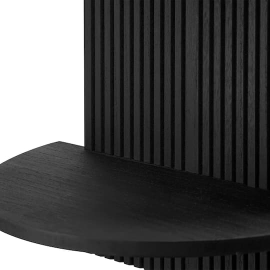 American Art Decor Lunar Ledges Wall shelf in Black - 23.75" x 14"